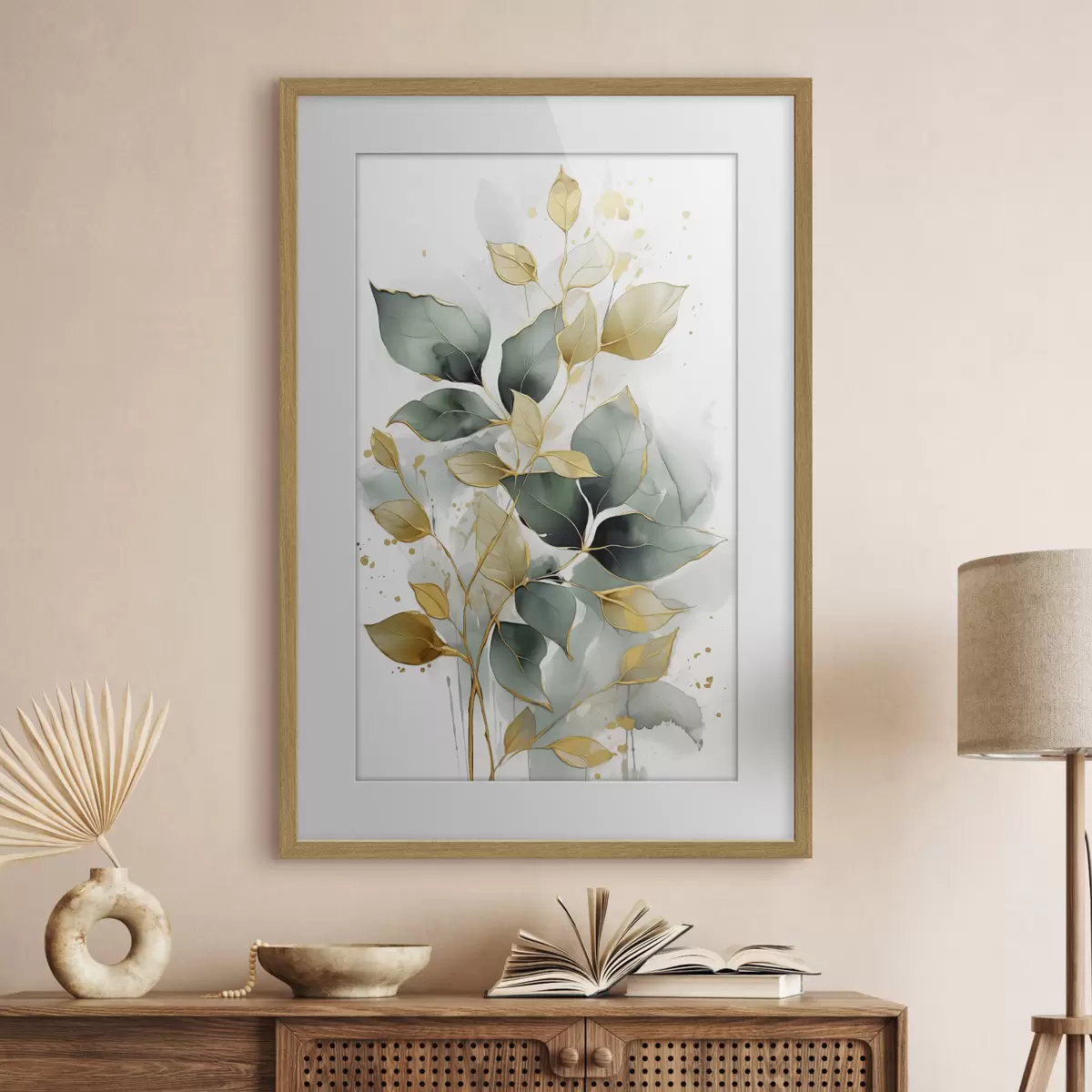 Plakatas Aukso paliesti lapai f45366