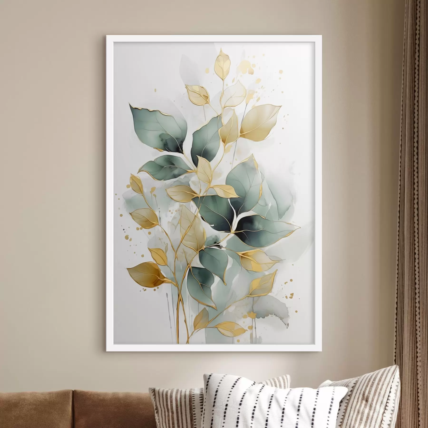Fototapetai Aukso paliesti lapai f45366