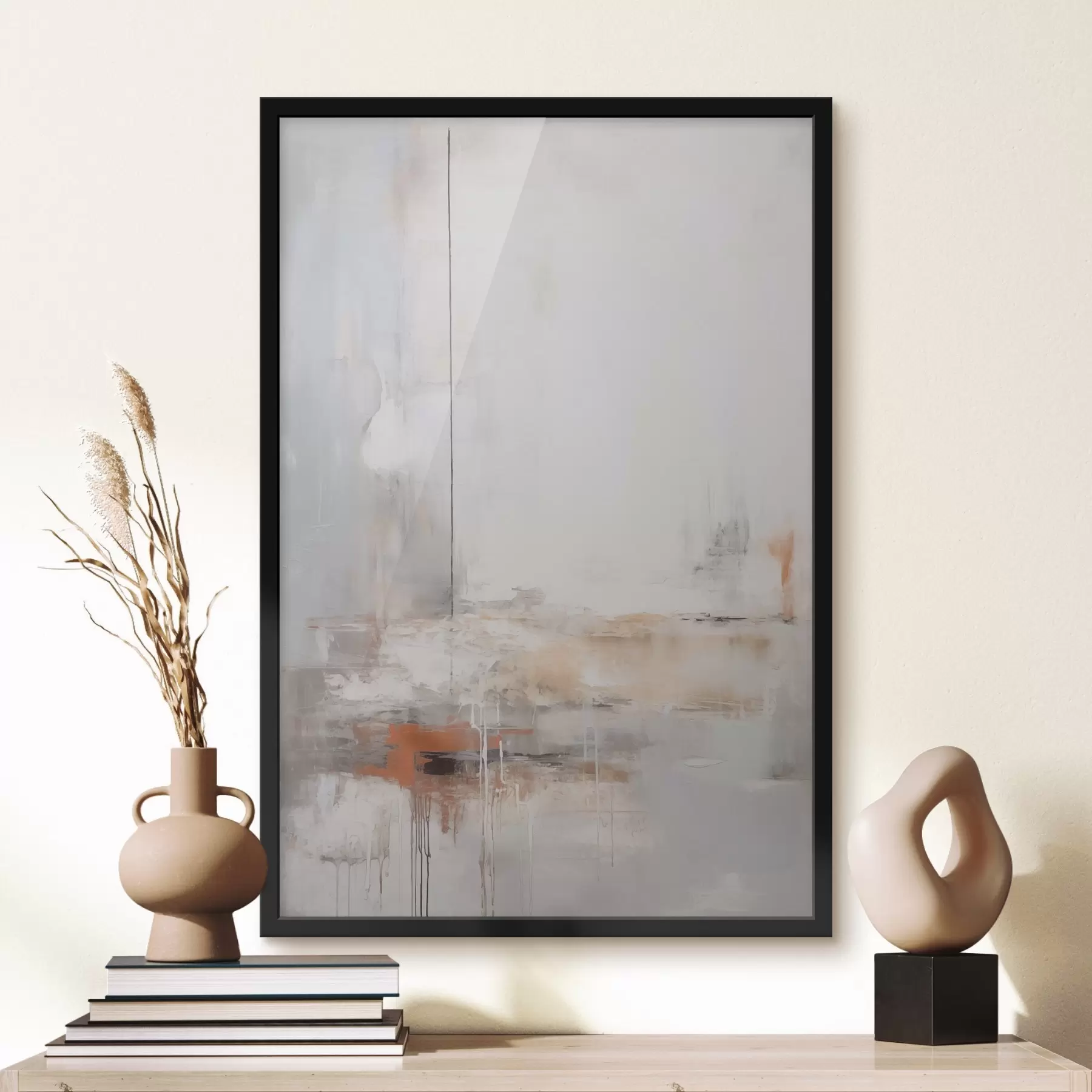 Fototapetai Šiuolaikinė abstrakcija su dėvėtos tekstūros imitacija f45452