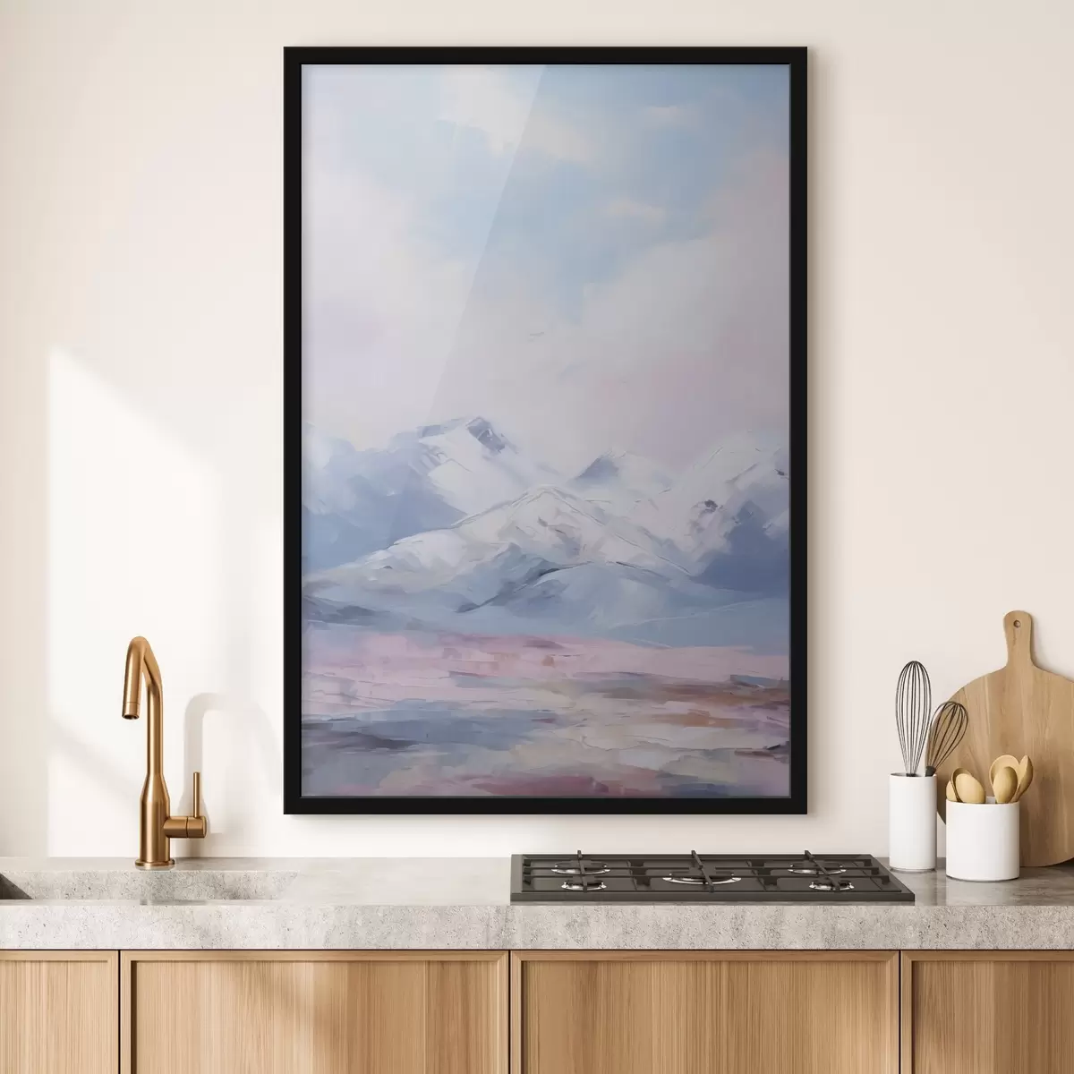 Plakatas Kalnų imitacijos tapyba f45457