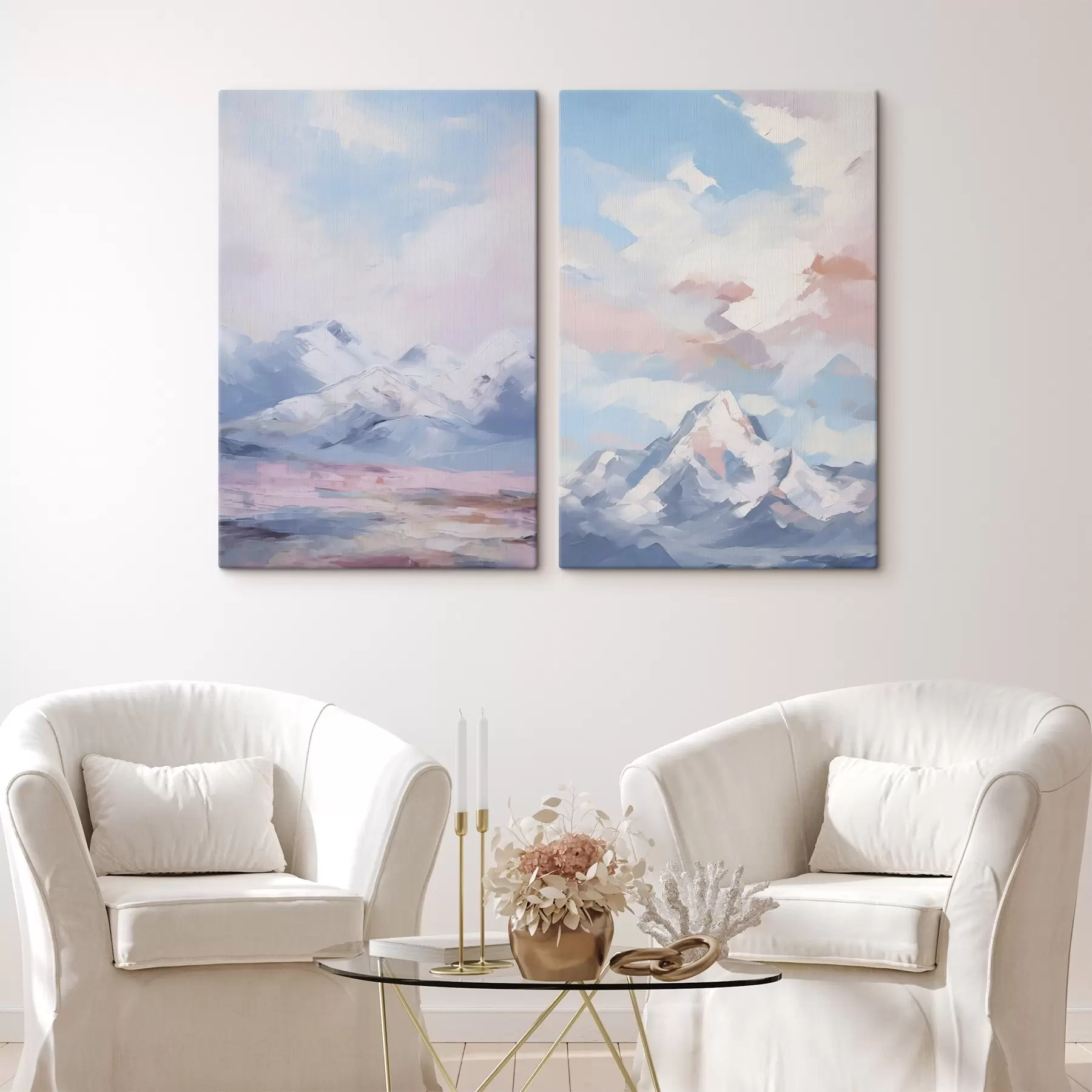 Paveikslėlis Kalnų imitacijos tapyba m00626