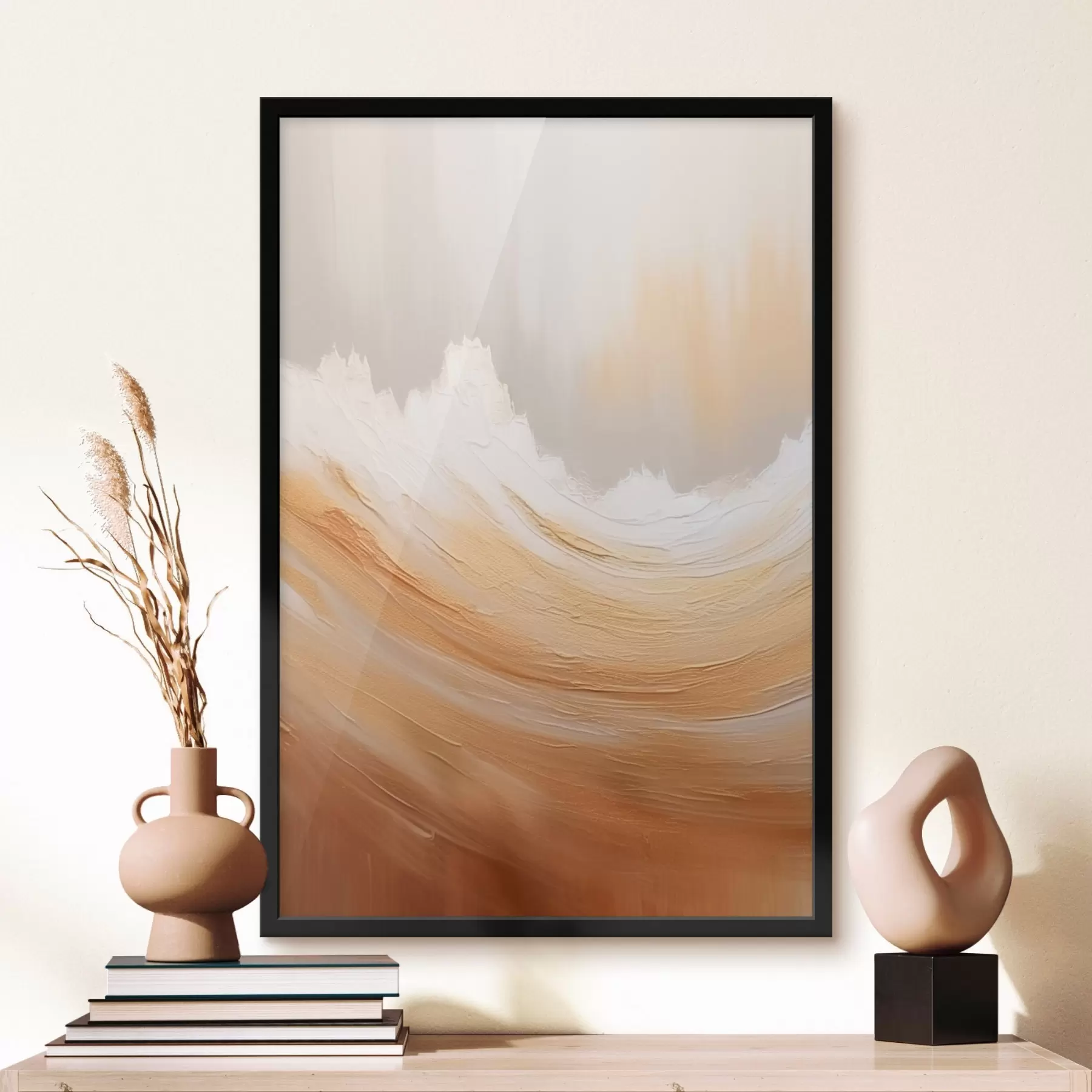 Fototapetai Abstraktūs smėlio kalnai f45474