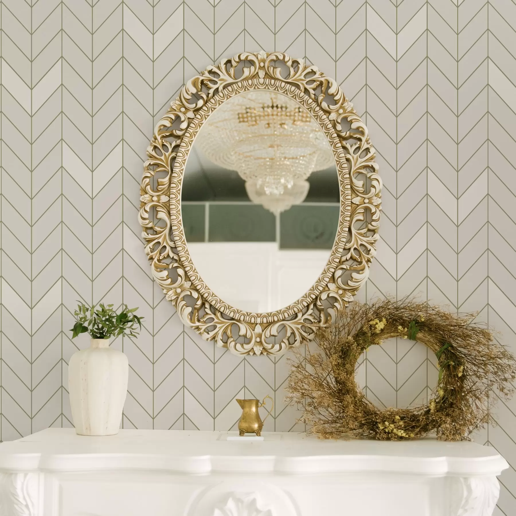 Fototapetai Geometrinis raštas su plonomis linijomis a00487