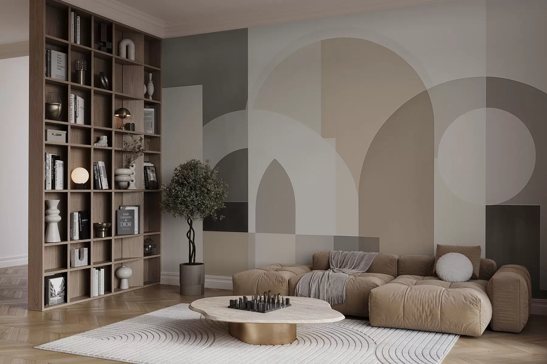 Fototapetai Abstrakti abstrakti geometrija w04440