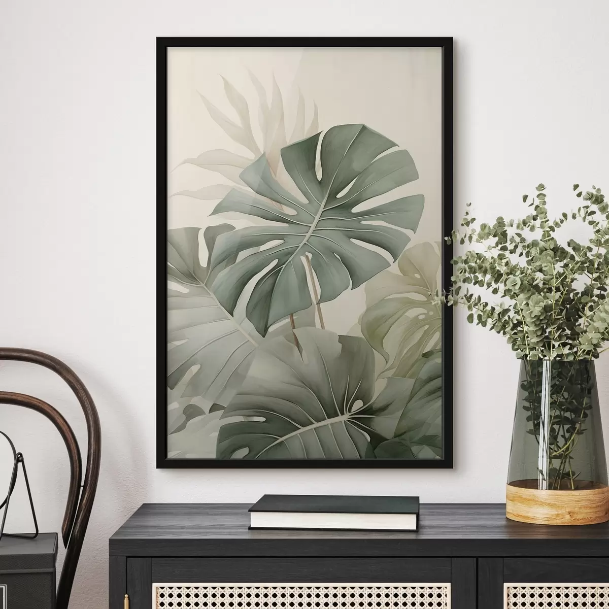 Plakatas Didelis Monstera lapų f45616