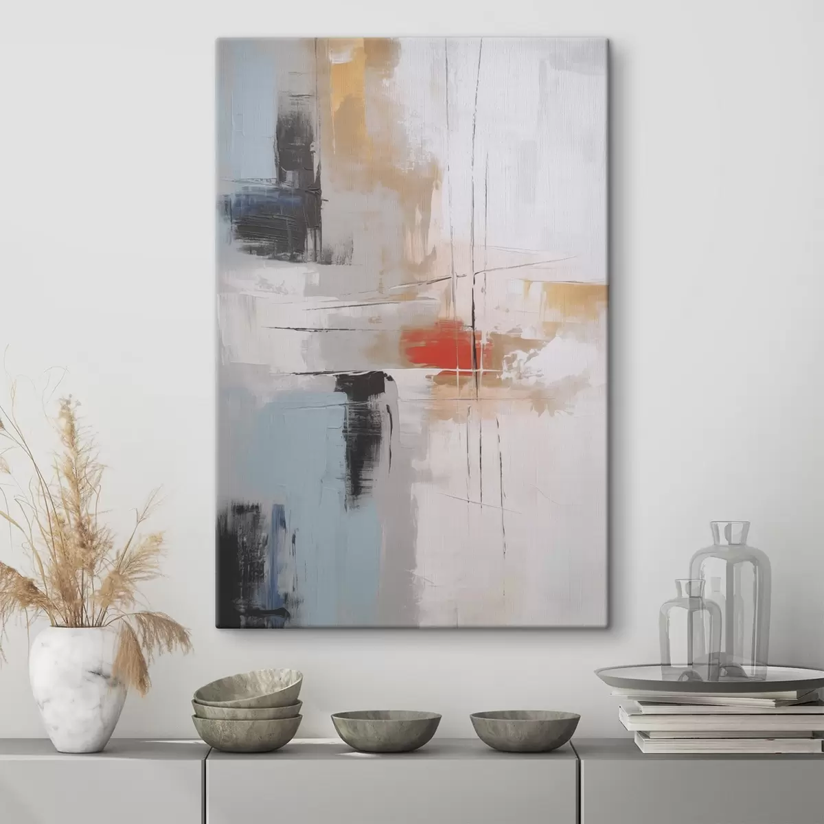 Paveikslėlis Abstrakcijos tapybos imitacija ir abrazijos s45635