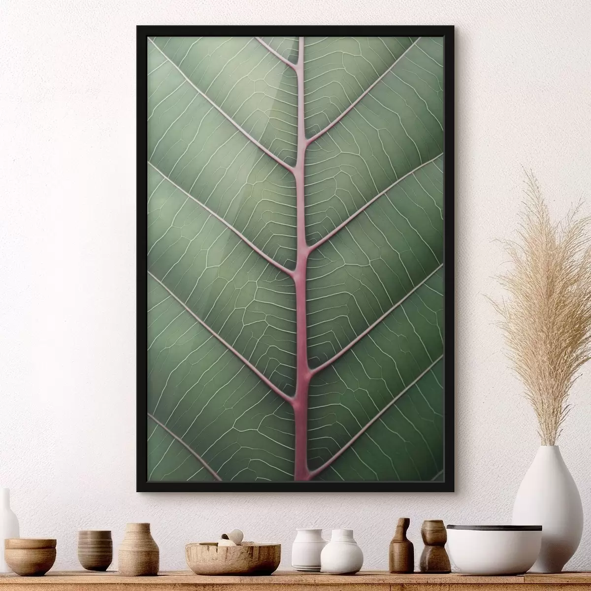 Plakatas Vainikuotas lapas f45603