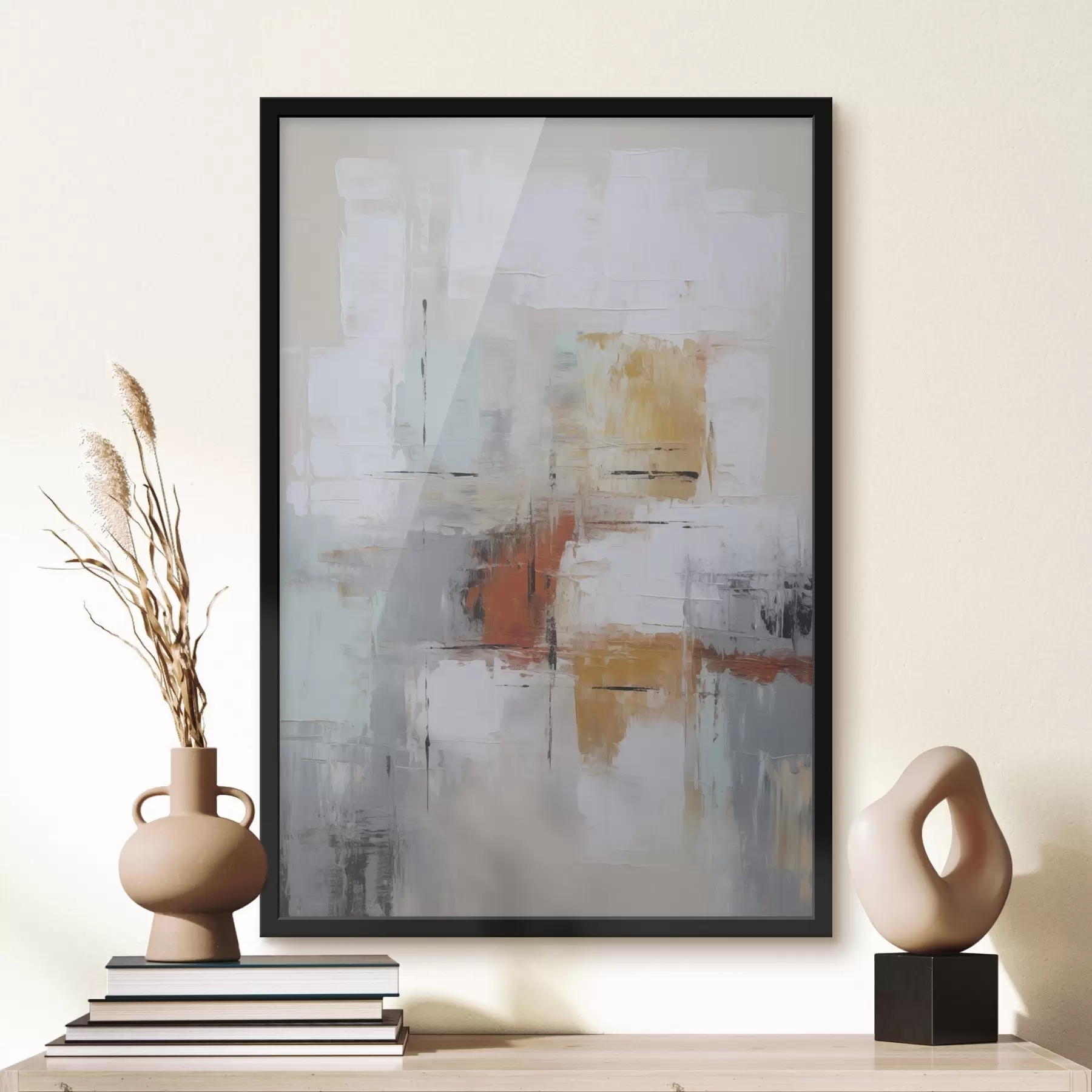 Fototapetai Abstrakcijos tapybos imitacija ir abrazijos f45634