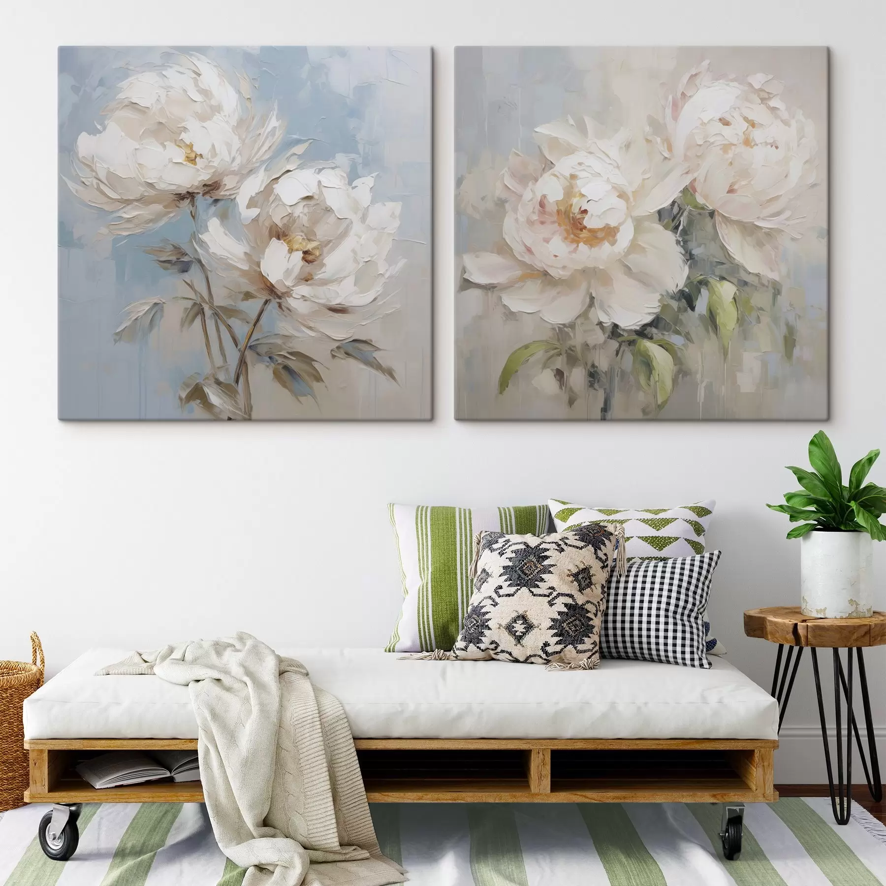 Paveikslėlis Bijūnų imitacijos tapyba m00665