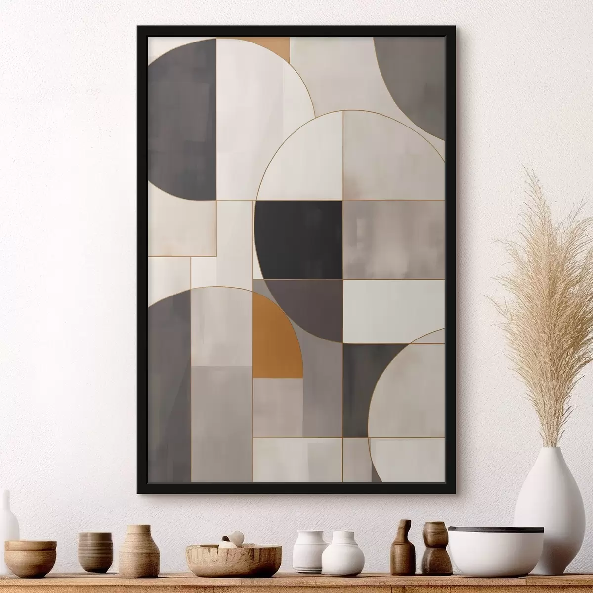 Plakatas Geometrinė abstrakcija f45584