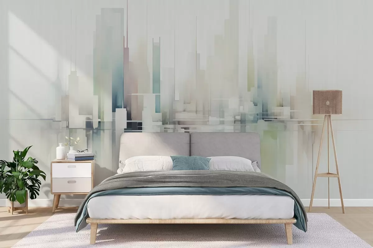 Fototapetai Abstraktus miestas w04488