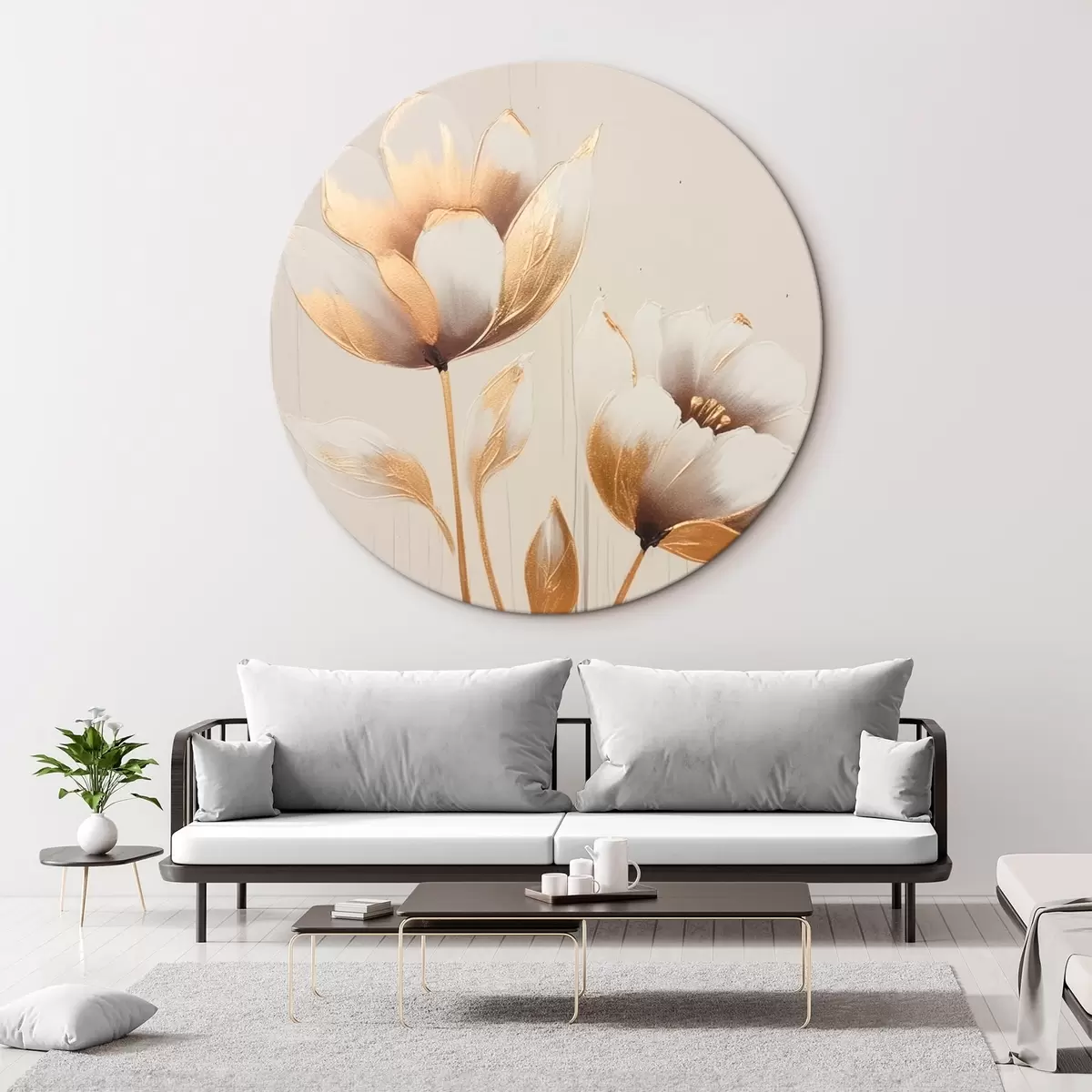 Apvalūs paveikslai Lily r45630