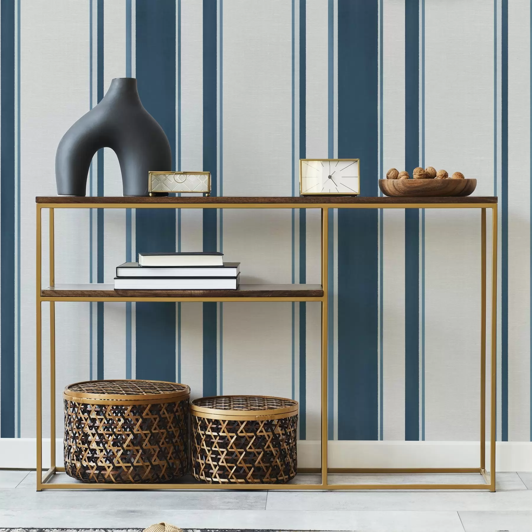 Fototapetai Mėlynos ir turkio spalvos vertikalios juostos šviesiame fone a00528