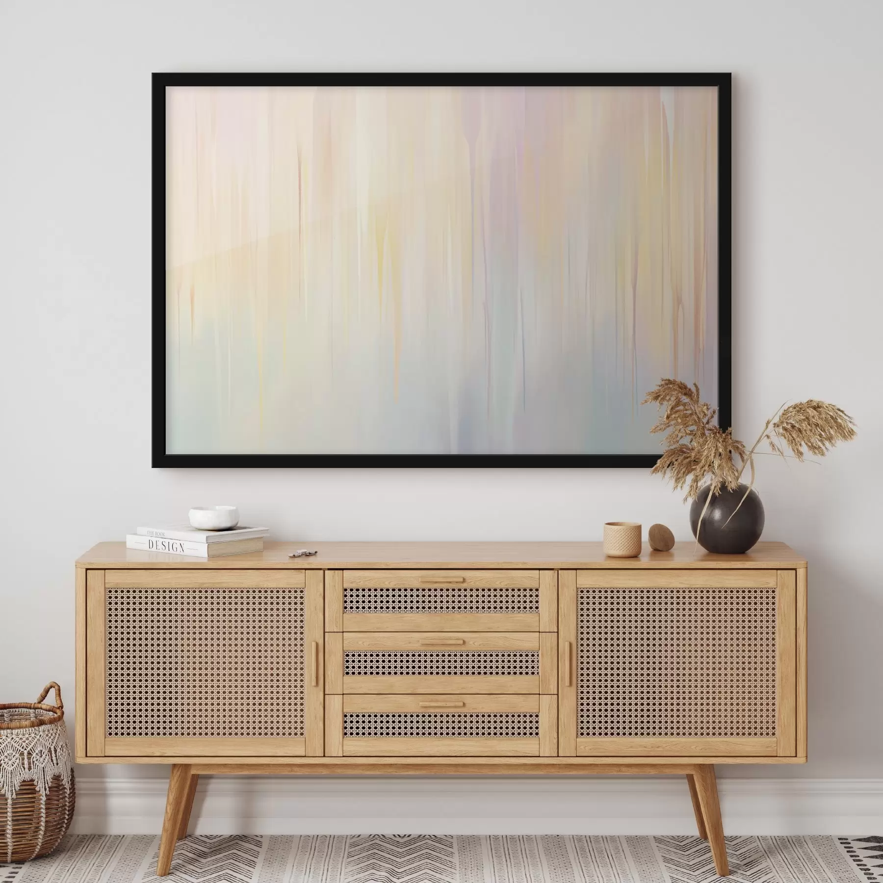 Fototapetai Abstraktūs vertikalūs pastelinių atspalvių dryžiai f45508