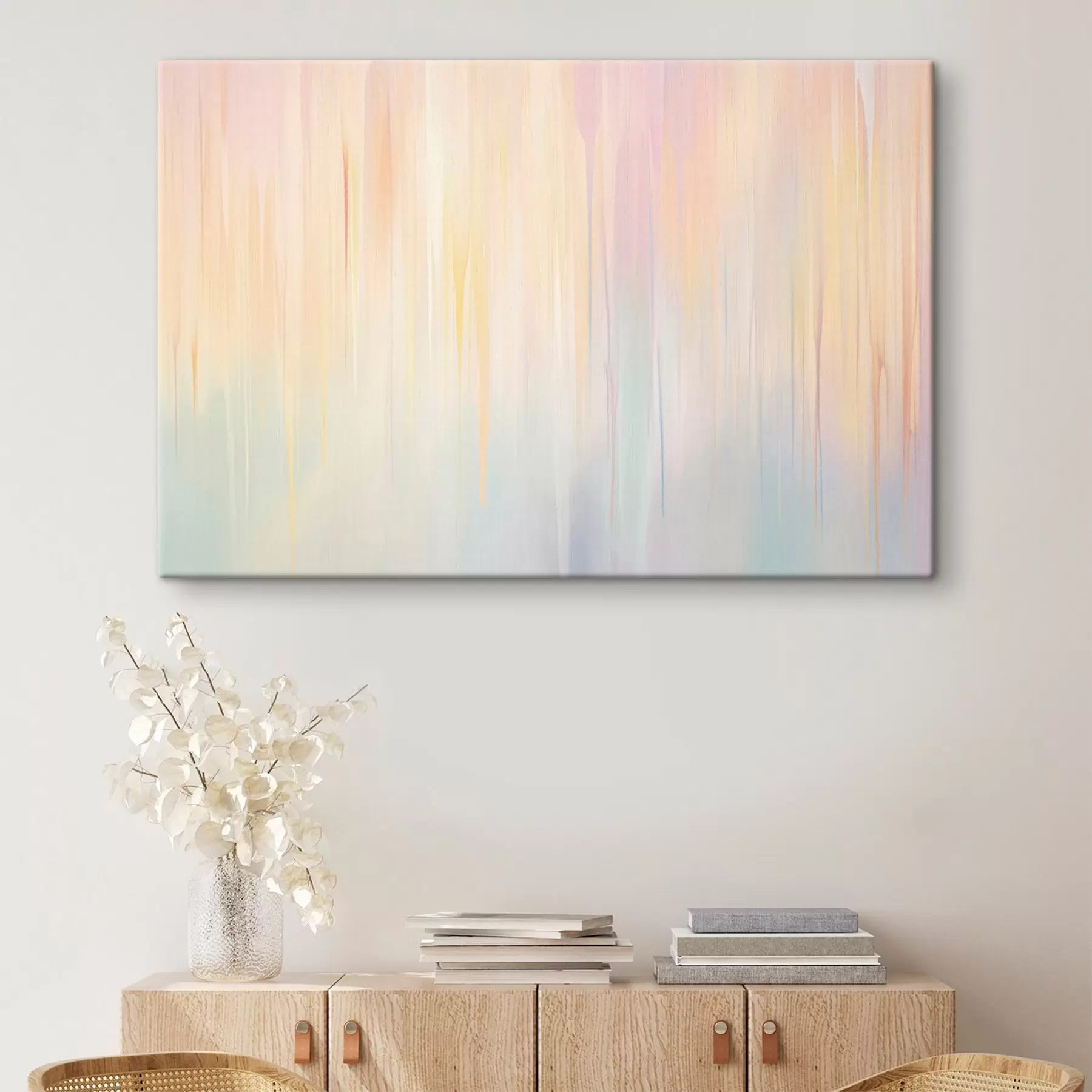 Paveikslėlis Abstraktūs vertikalūs pastelinių atspalvių dryžiai s45508