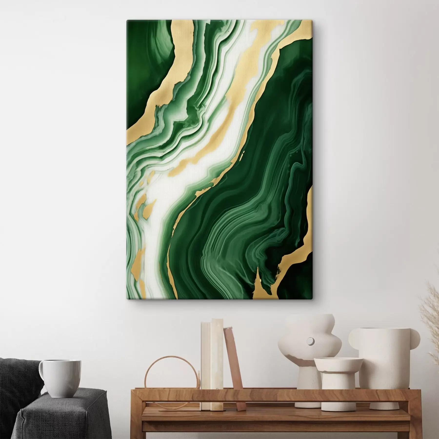 Paveikslėlis Žalios-baltos-geltonos marmuro tekstūros s45695