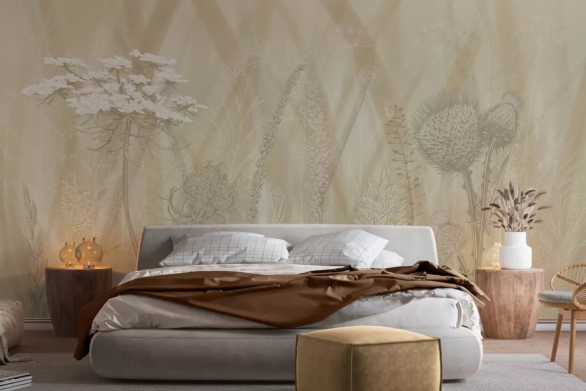 Fototapetai Žolės ir herbariumas w04473