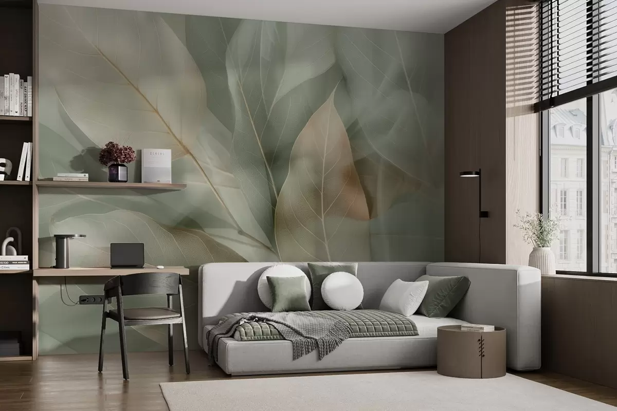 Fototapetai Švelnūs lapai w04511