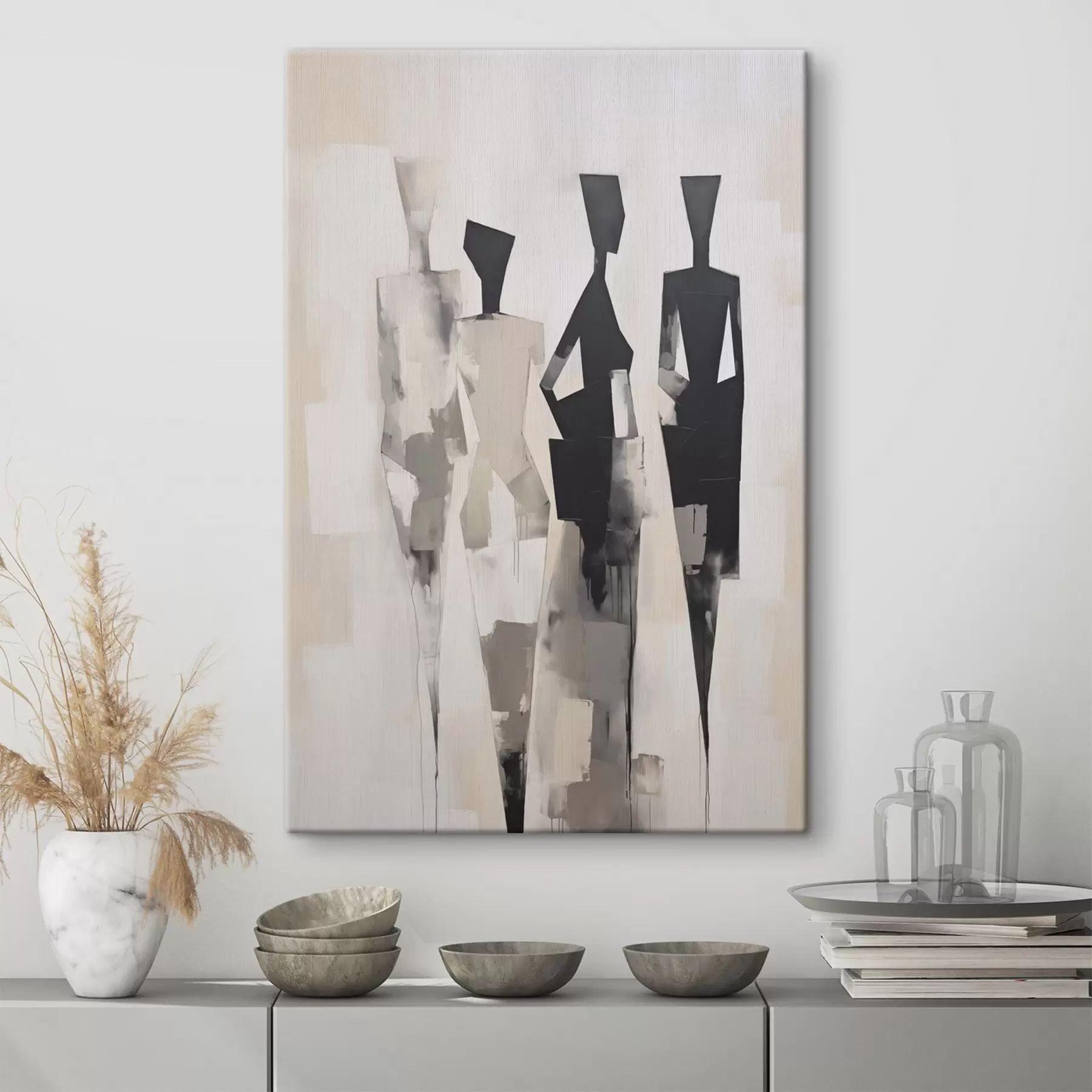 Paveikslėlis Abstraktūs žmonių siluetai s45758