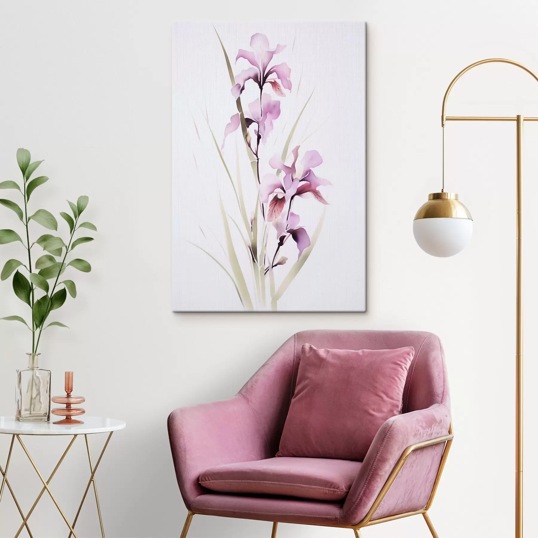 Paveikslėlis Gėlės imituoja akvarelę s45763