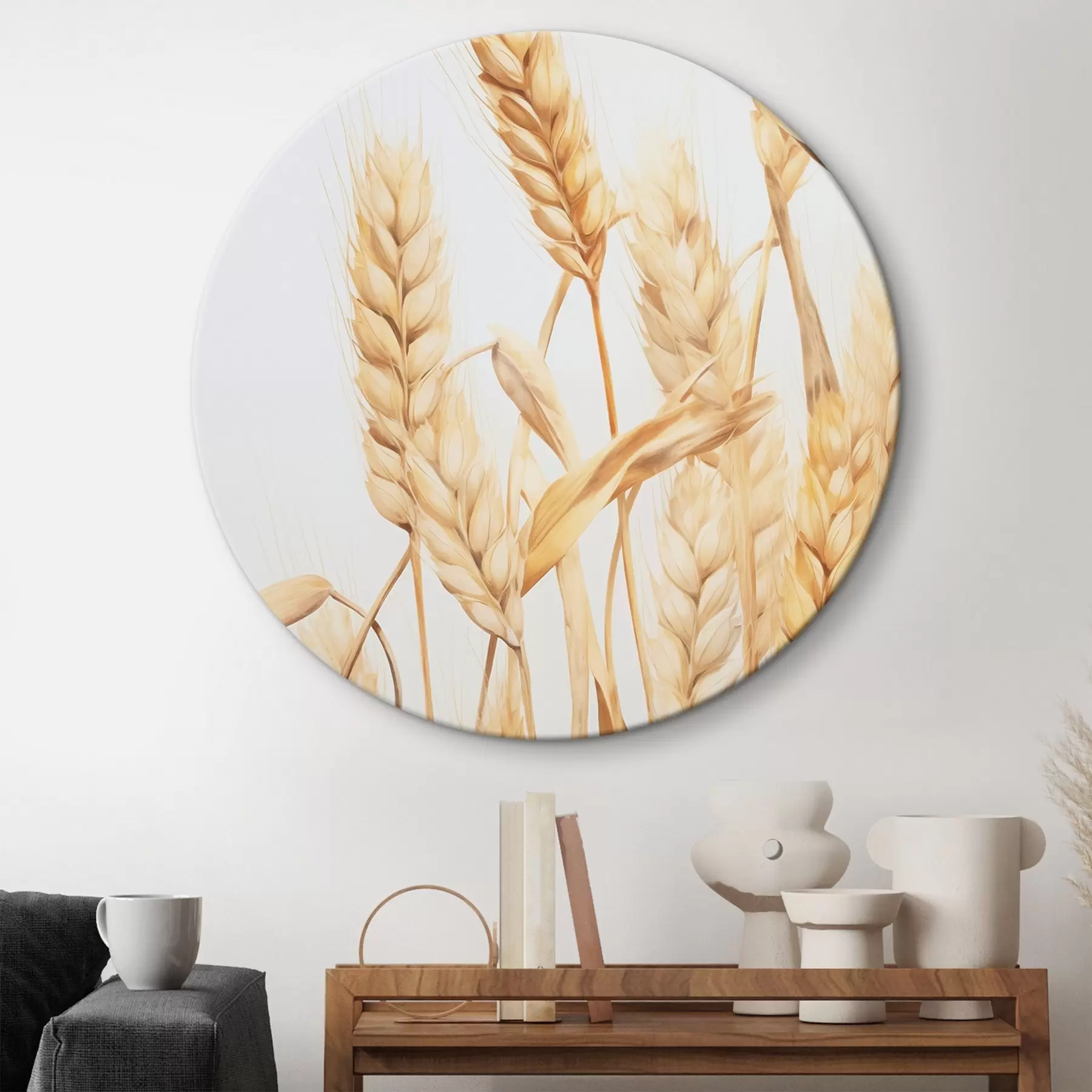 Paveikslėlis Kviečių varpų imitacija akvarele r45769