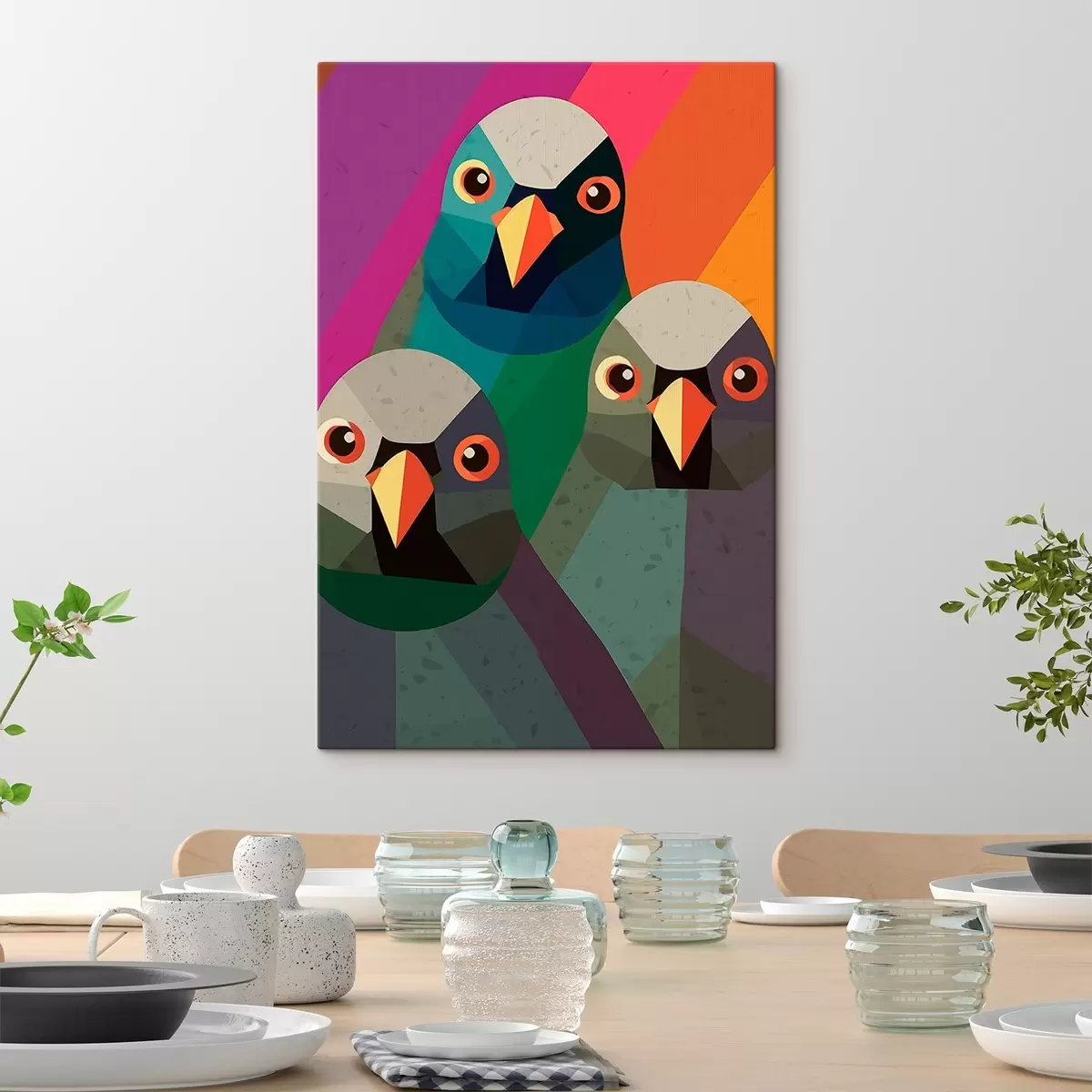 Paveikslėlis Trys balandžiai s45799