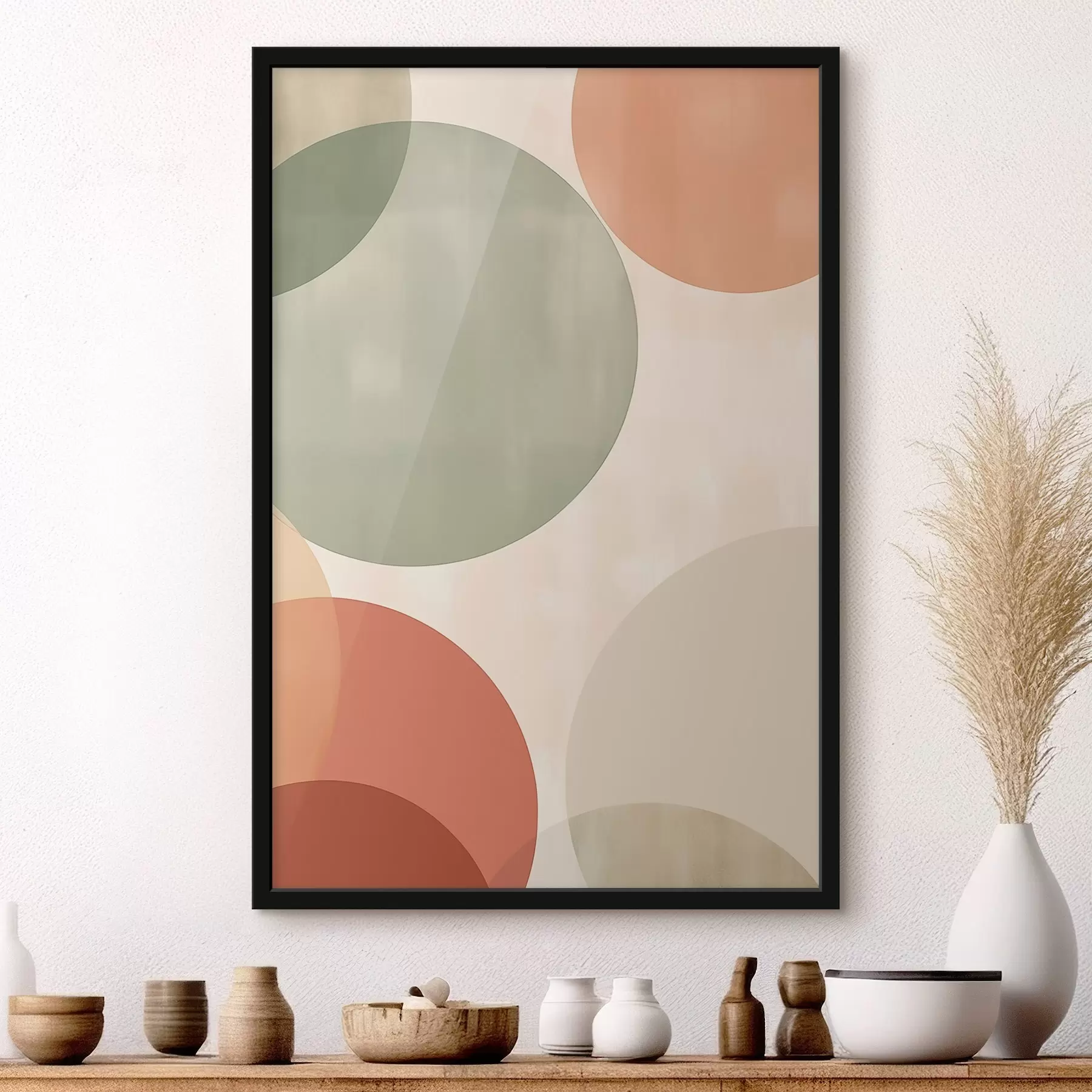 Fototapetai Didelės abstrakčios apskritimo formos f45794