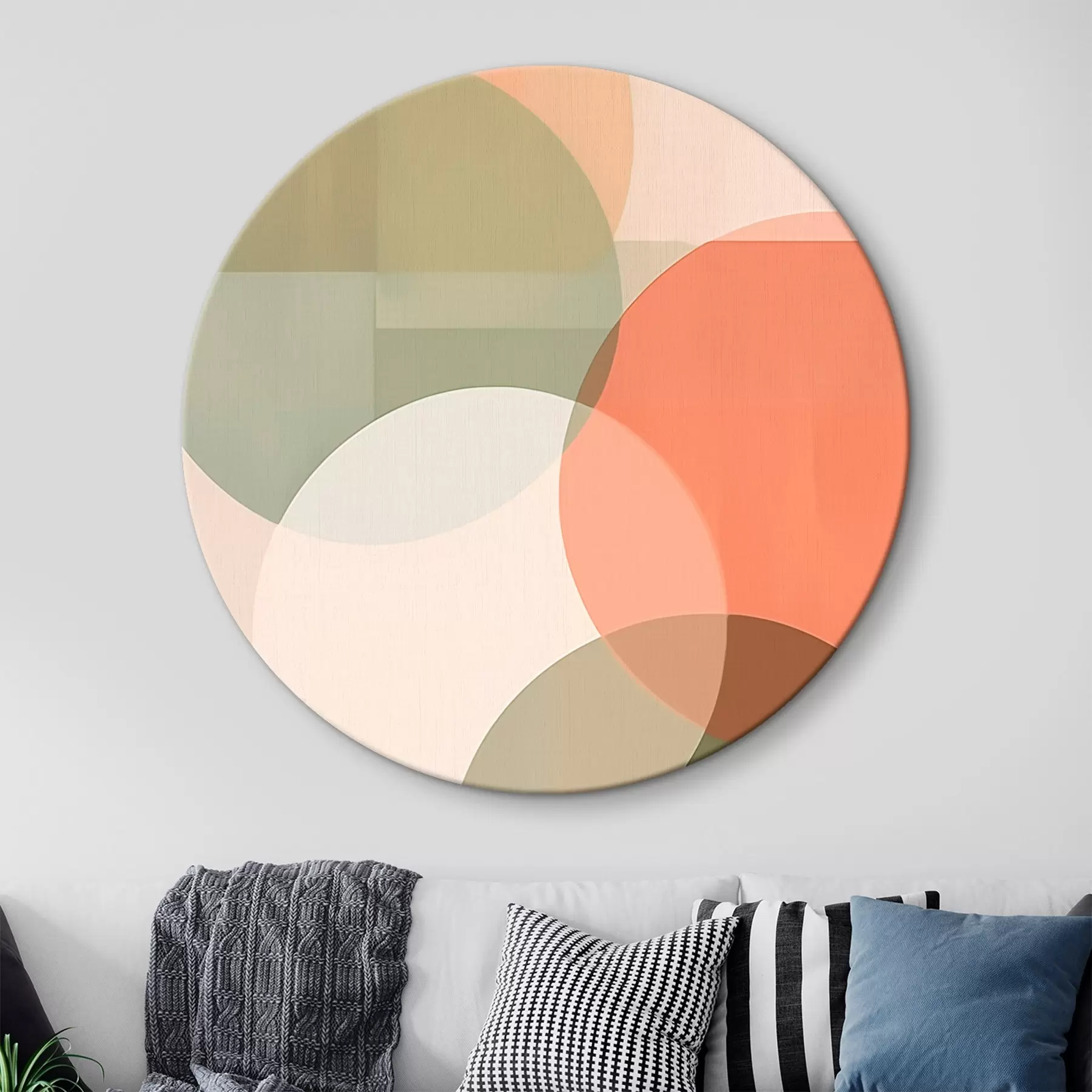 Paveikslėlis Didelės abstrakčios apskritimo formos r45795