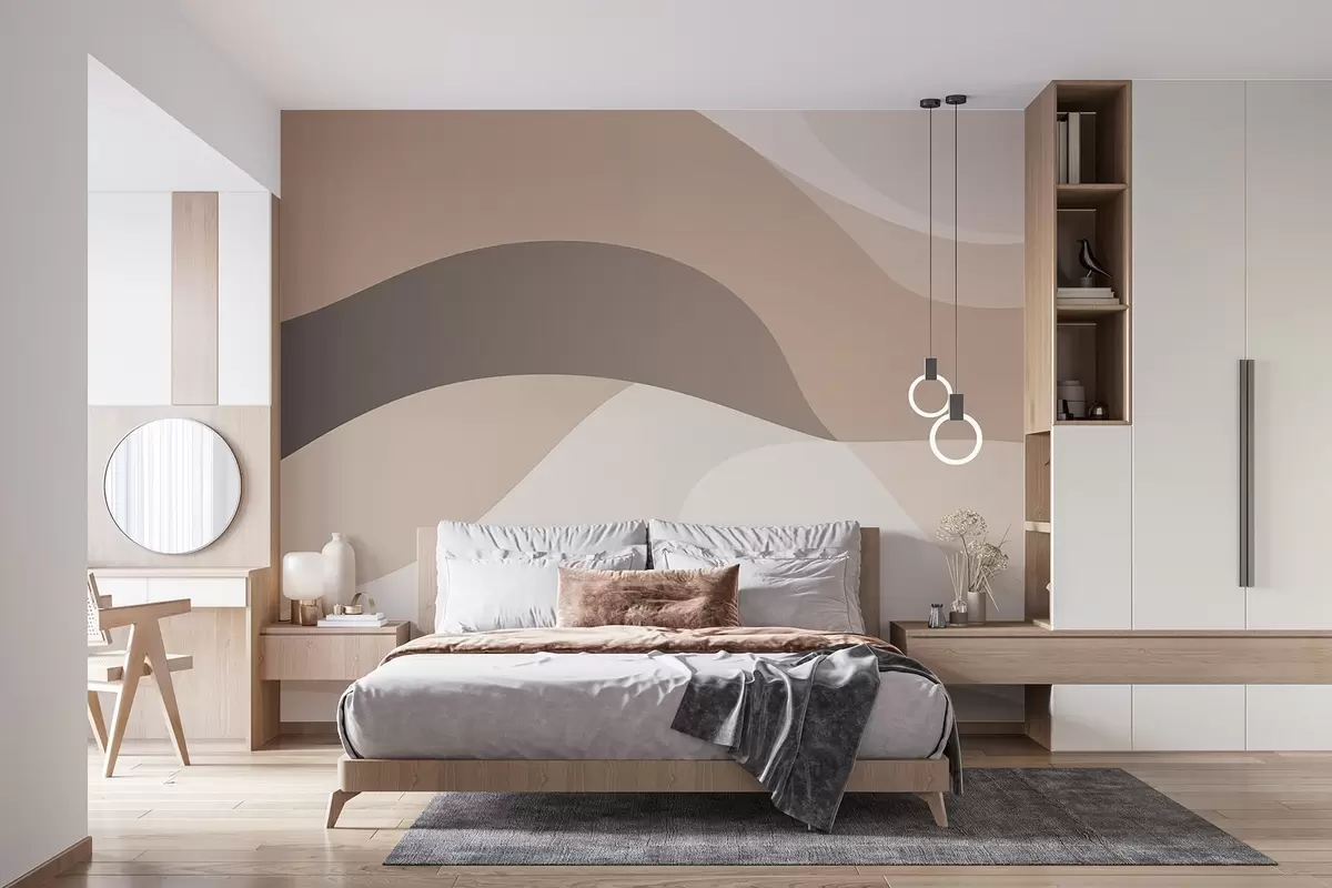 Fototapetai Abstrakčios bangos w04543