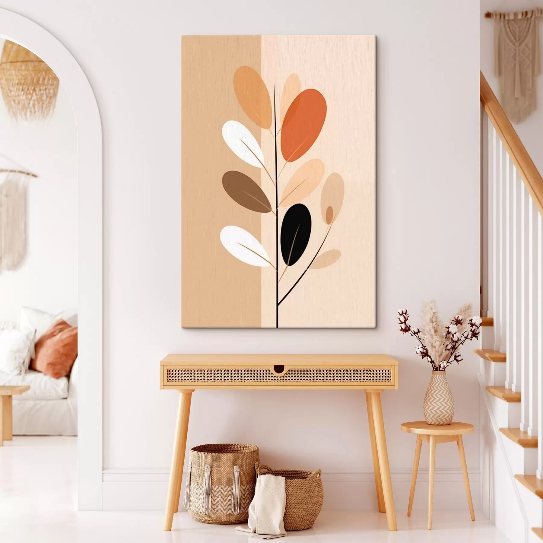 Paveikslėlis Minimalistinė šaka su lapais s45834