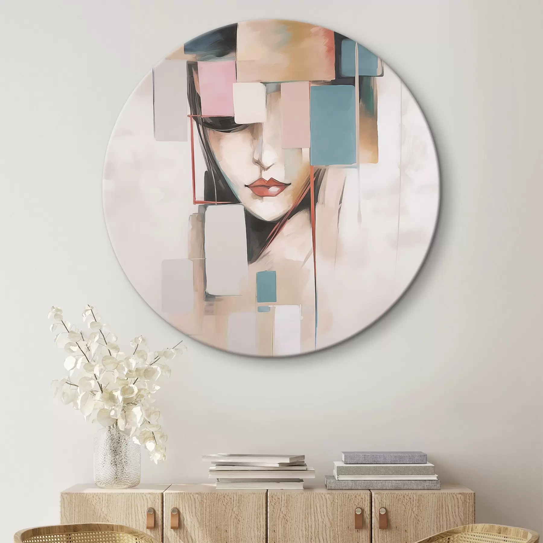 Paveikslėlis Abstraktus portretas, imituojantis tapybą r45920