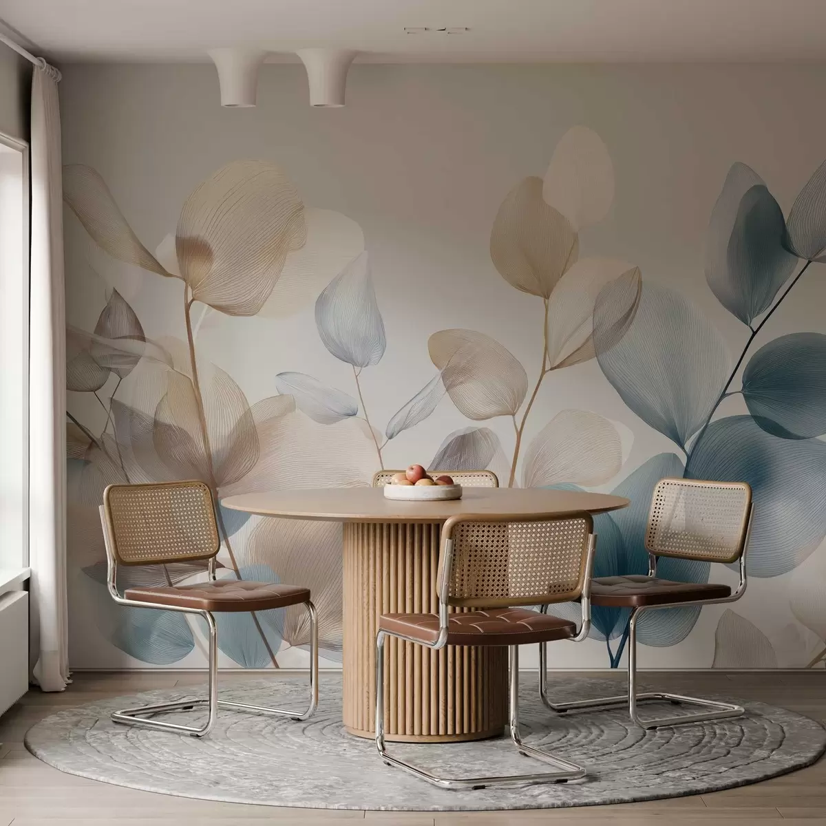 Fototapetai elegantiški eukalipto lapai su gyslomis w04503 - Uwalls.lt Fototapetai elegantiški eukalipto lapai su gyslomis w04503
