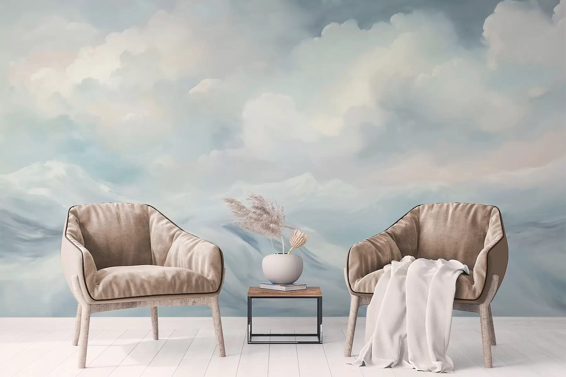 Fototapetai Debesys ir jūra w04598