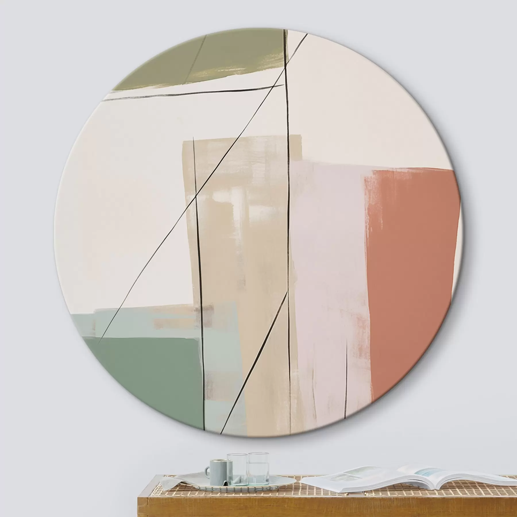 Paveikslėlis Abstrakcija su imitacija įbrėžimų r45974