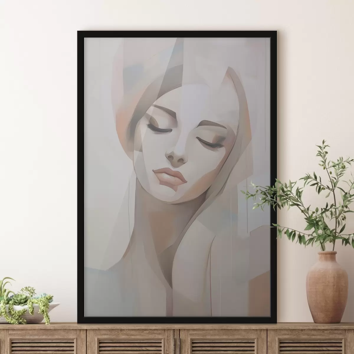 Plakatas Mergaitės portretas f45973