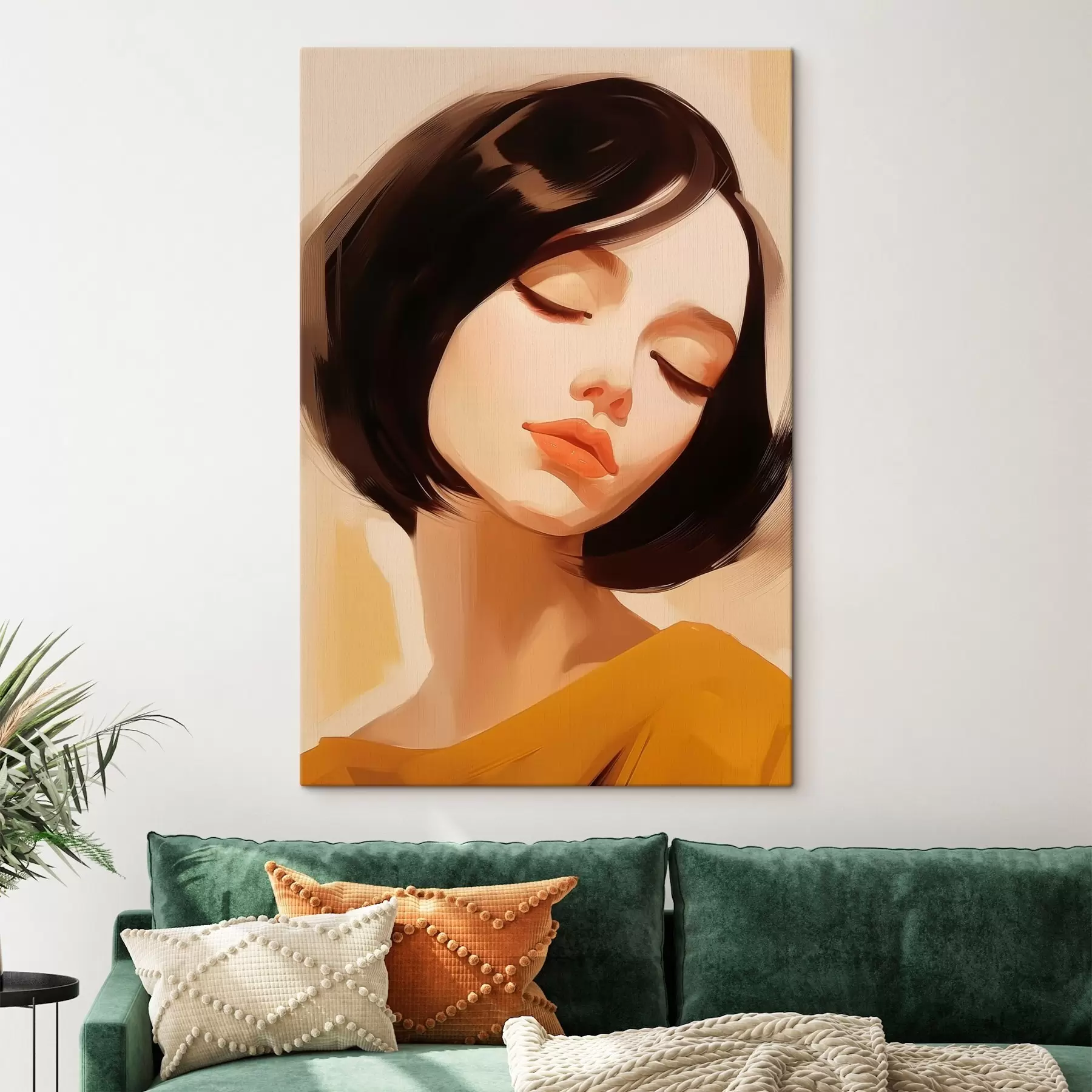 Paveikslėlis Moteris su trumpais juodais plaukais s45960