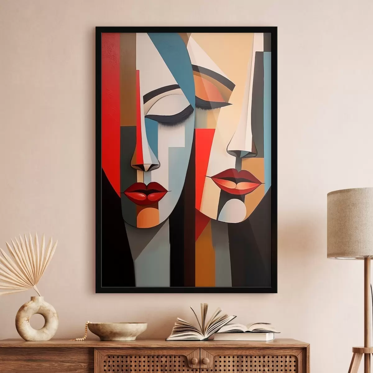 Plakatas Abstraktūs moterų veidai f45967