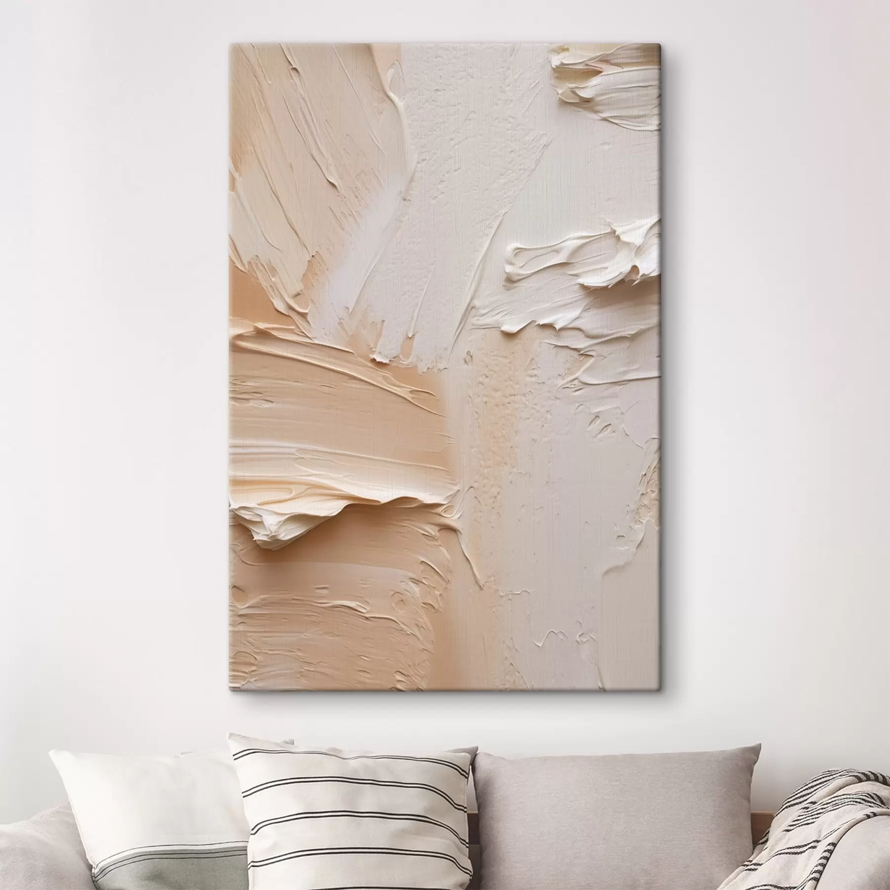 Paveikslėlis Lengvi impasto potėpiai, kreminė smėlio tekstūra s45872