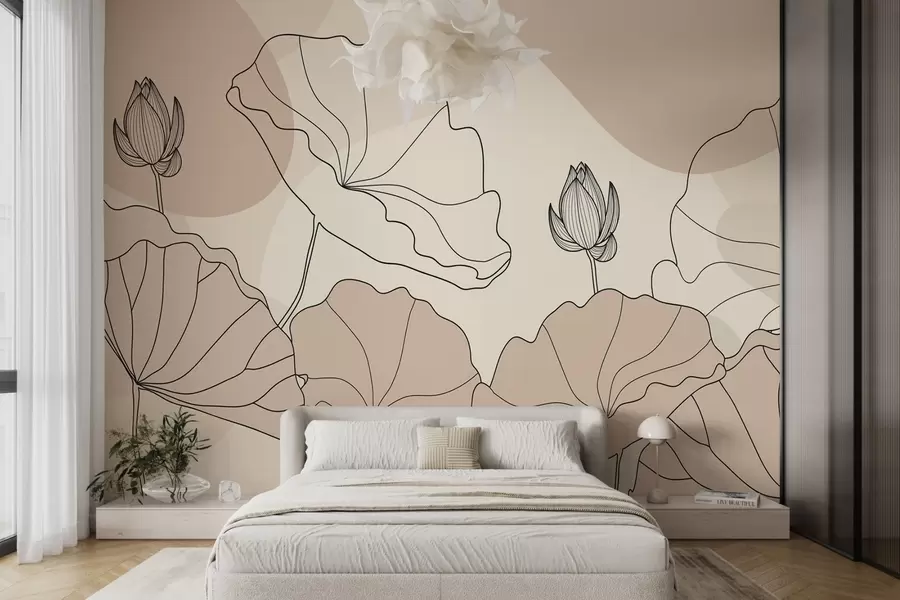 Fototapetai Lotoso gėlės w04648