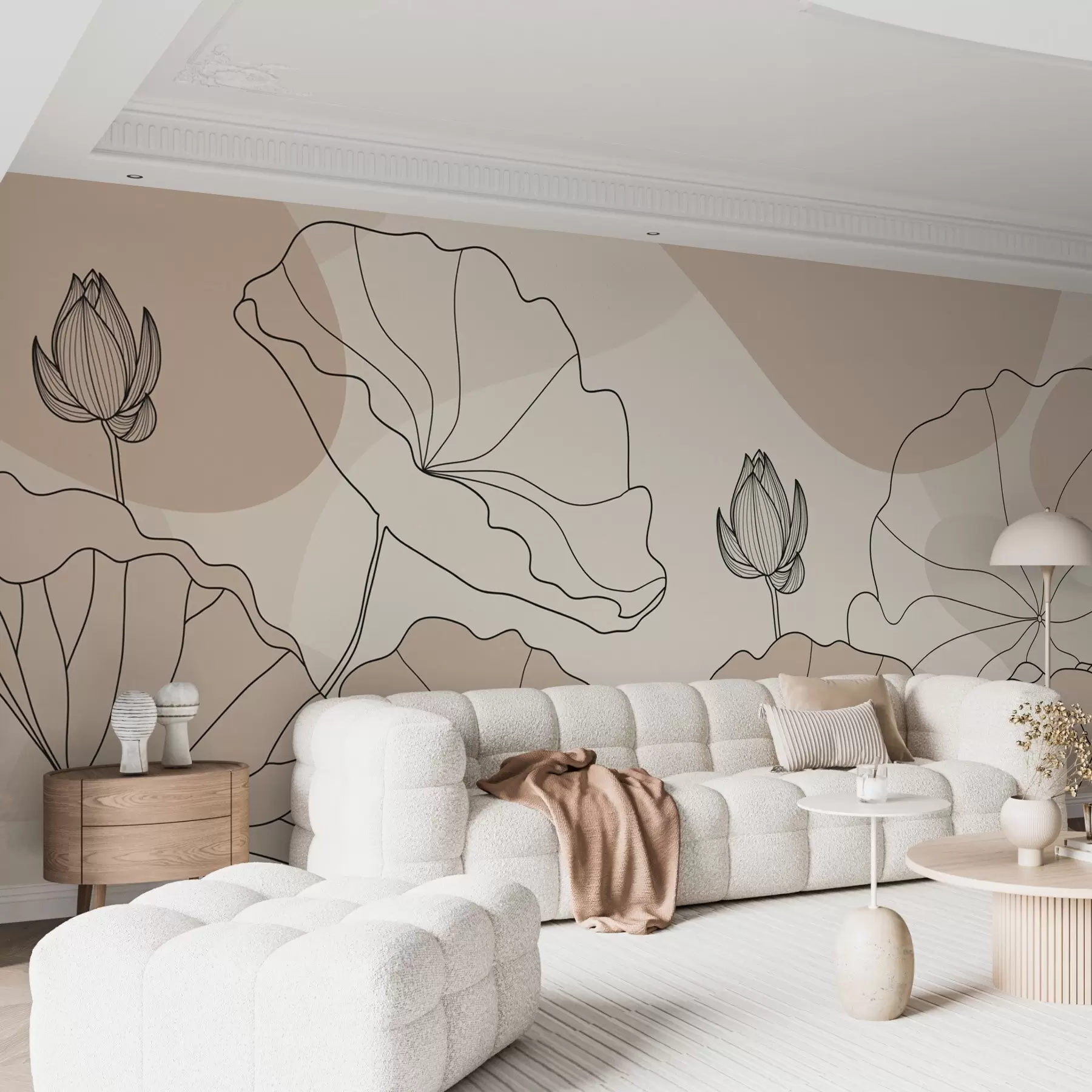Fototapetai Lotoso gėlės w04648