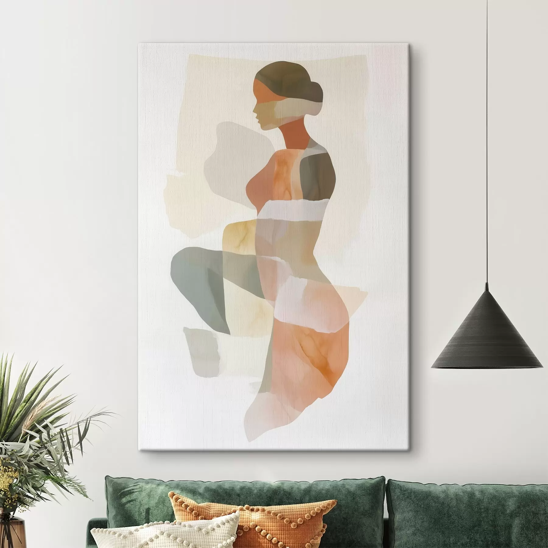 Paveikslėlis Abstraktus moters siluetas s45992