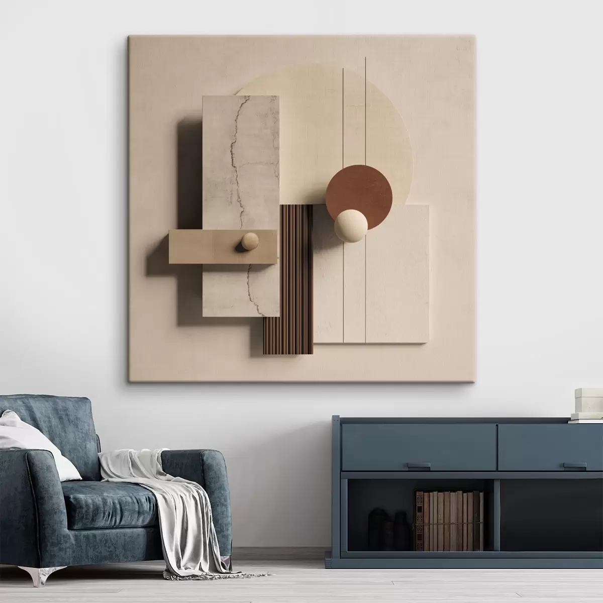 Paveikslėlis Geometrinė pusiausvyra minimalizmo stiliumi s45855