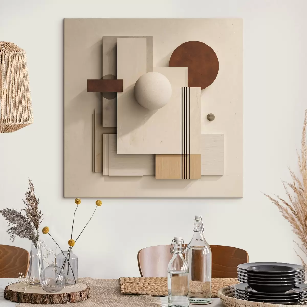 Paveikslėlis Ramusis geometrijos modernus minimalizmo stilius s45856