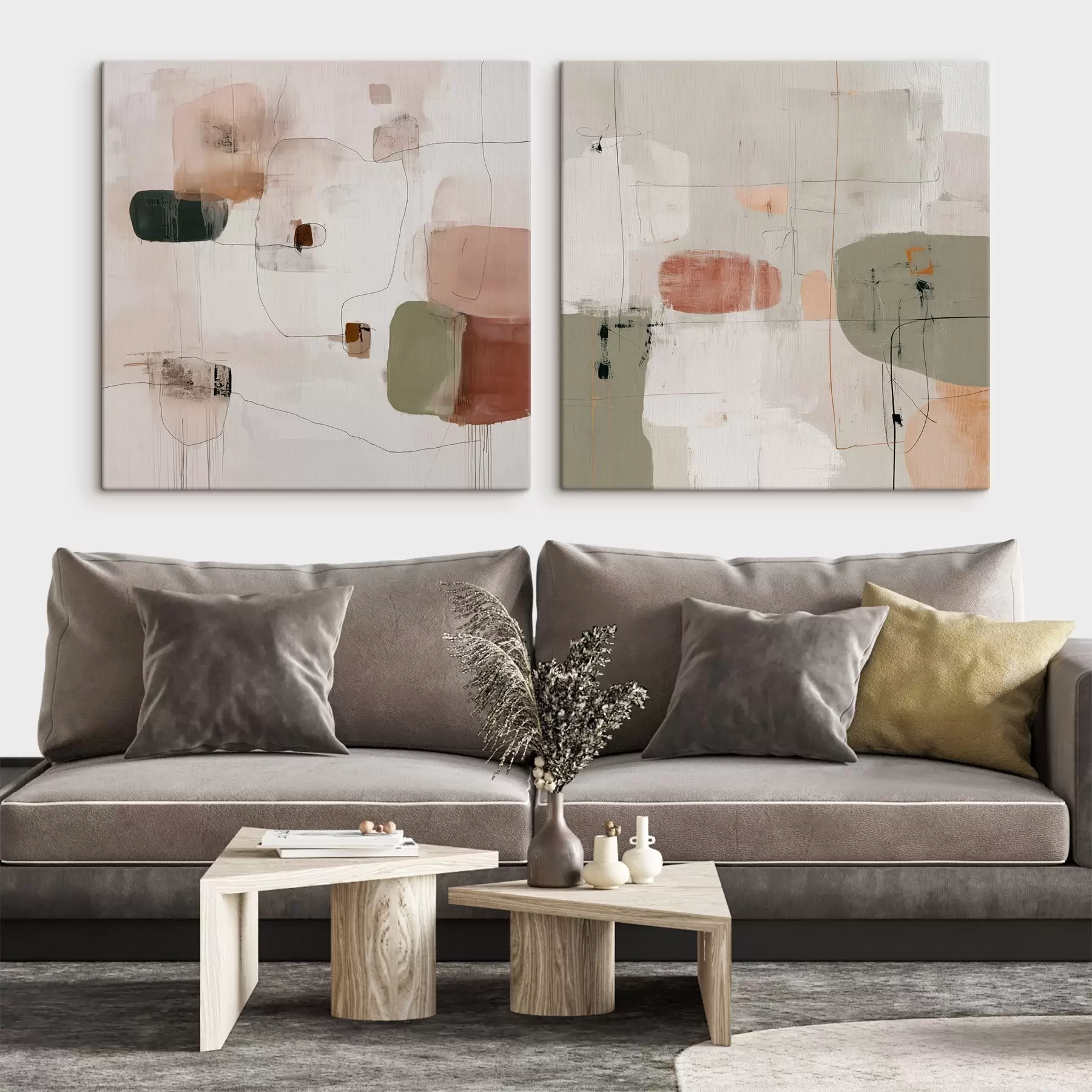 Fototapetai Pastelinė kompozicija neutraliomis spalvomis m00745