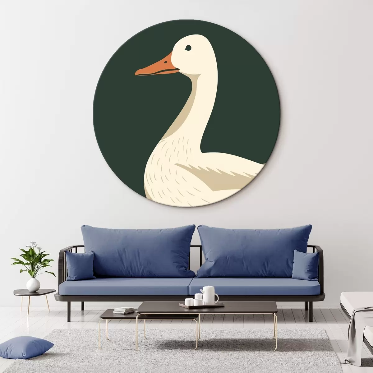 Apvalūs paveikslai Žąsis r46044
