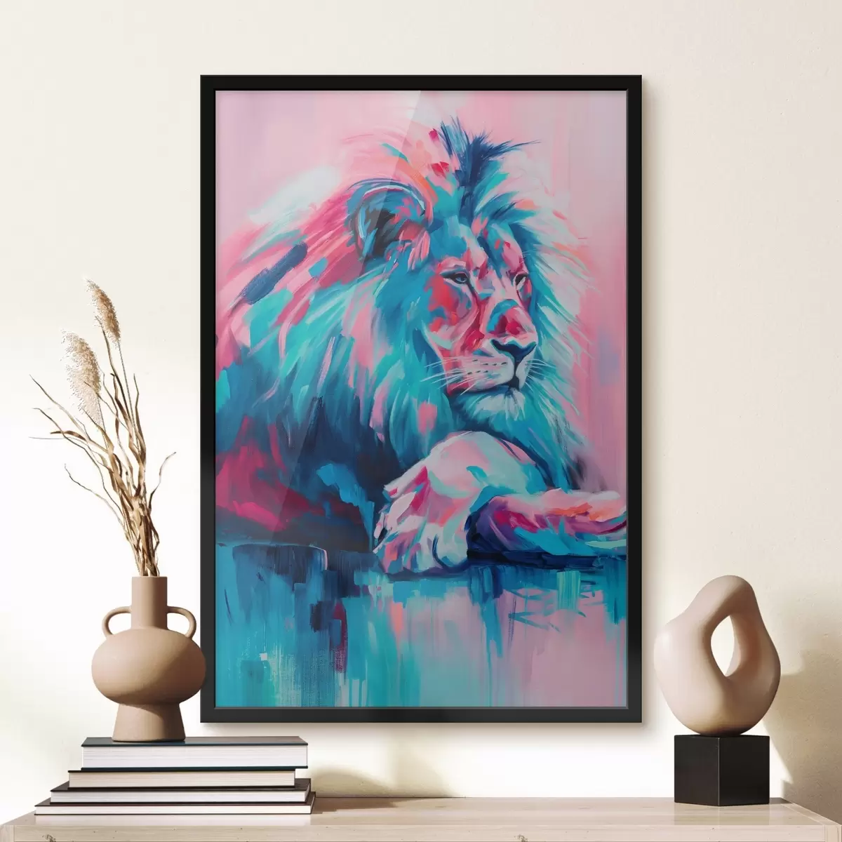 Plakatas Lion f46034
