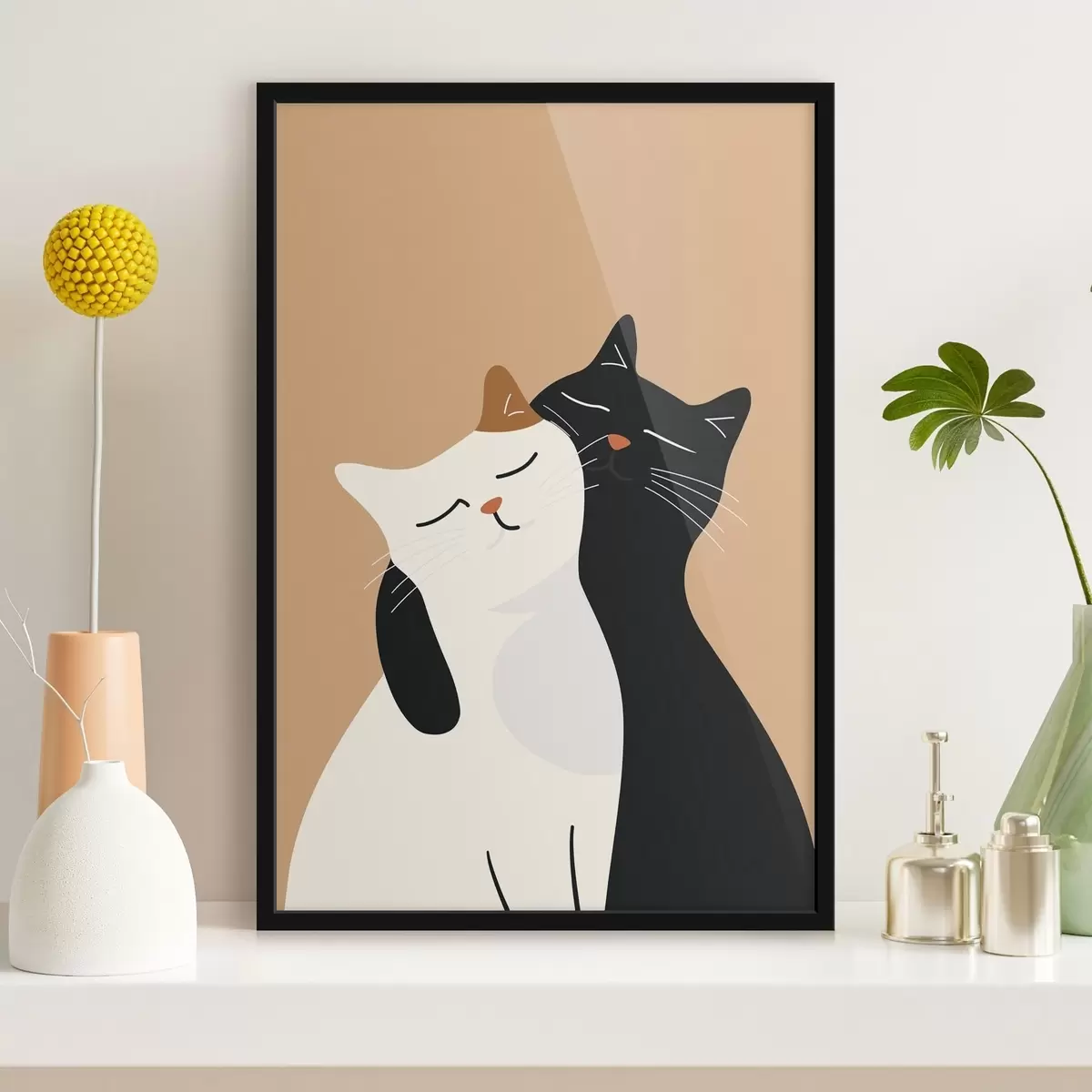 Plakatas Katės duetas f46043