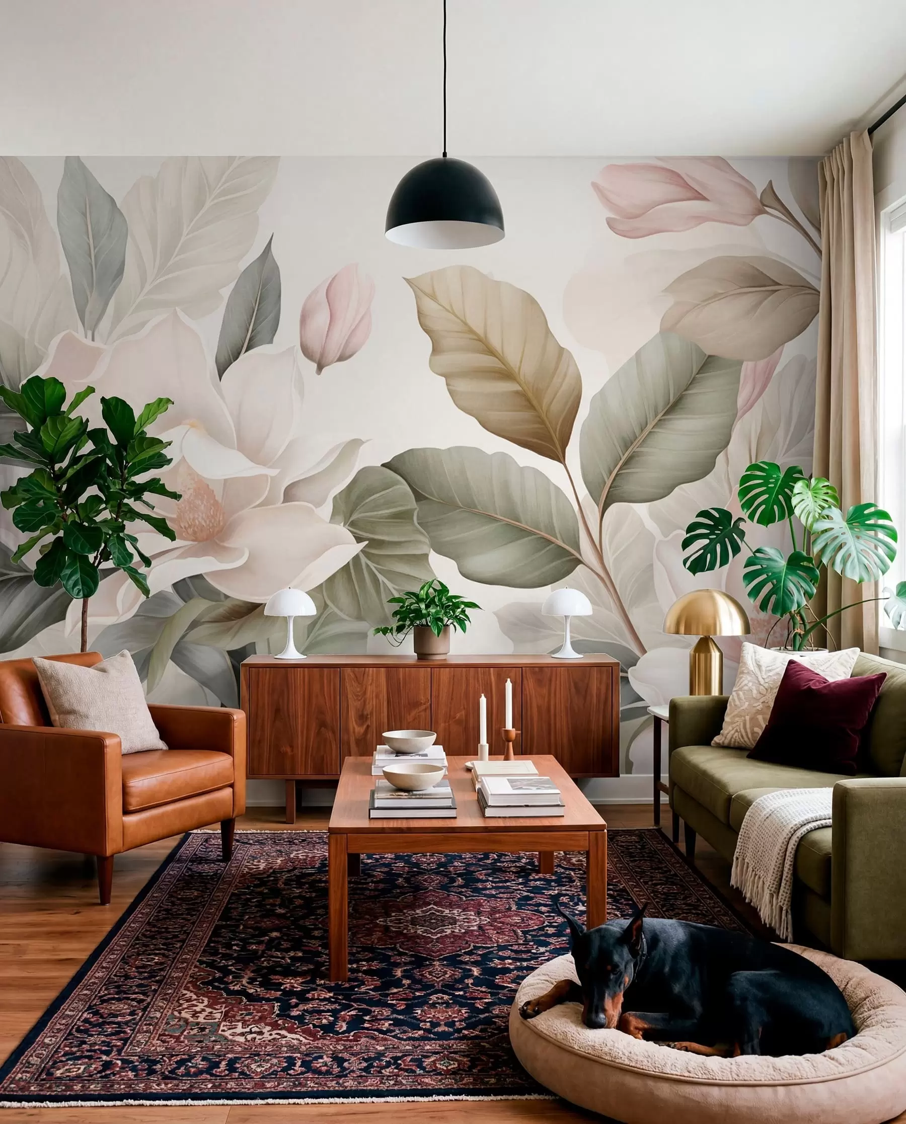 Fototapetai Magnolija pastelės tonais w09427