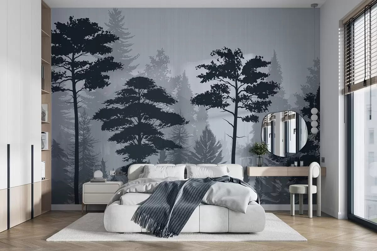 Fototapetai Rūko miškas w04678v1