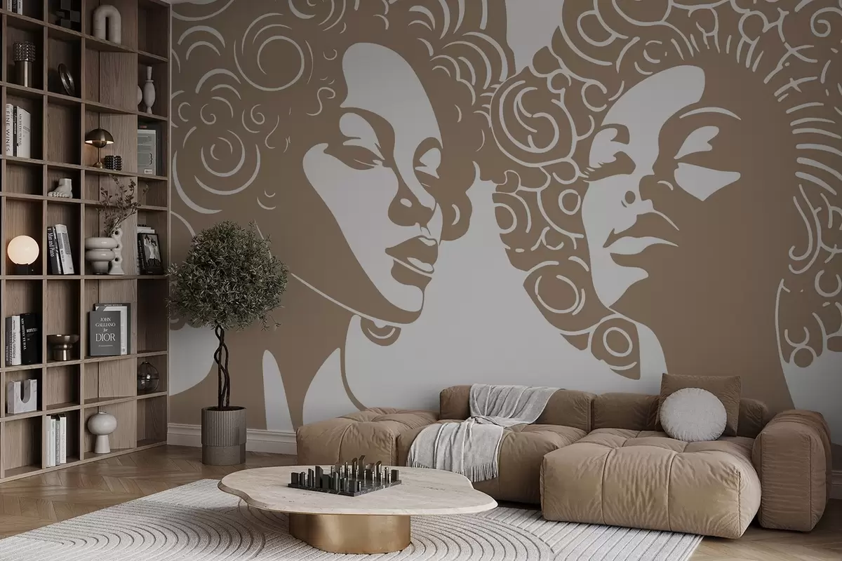 Fototapetai Dvi merginos w04688